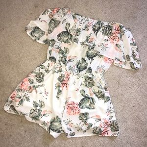 Off the shoulder romper